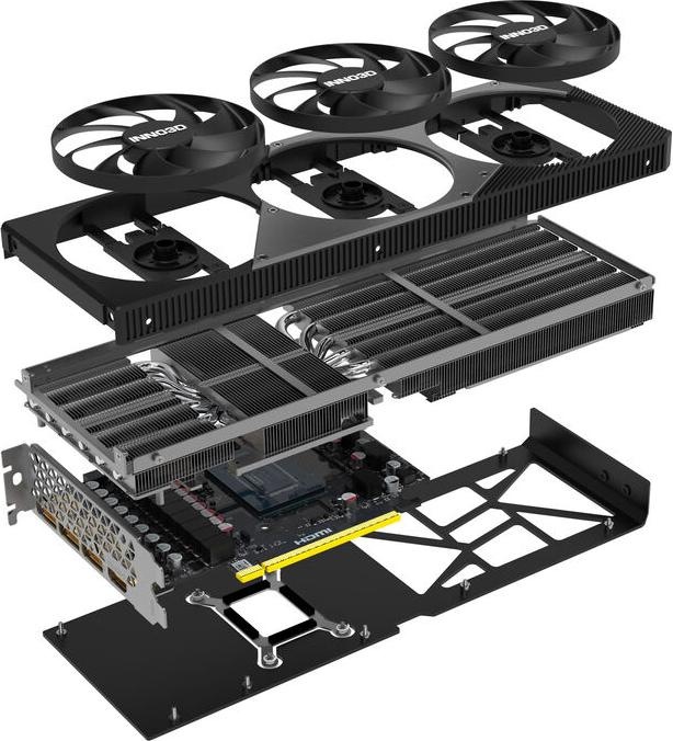 Actual product image Inno3D GeForce RTX 5070 Ti X3 OC (16 GB)