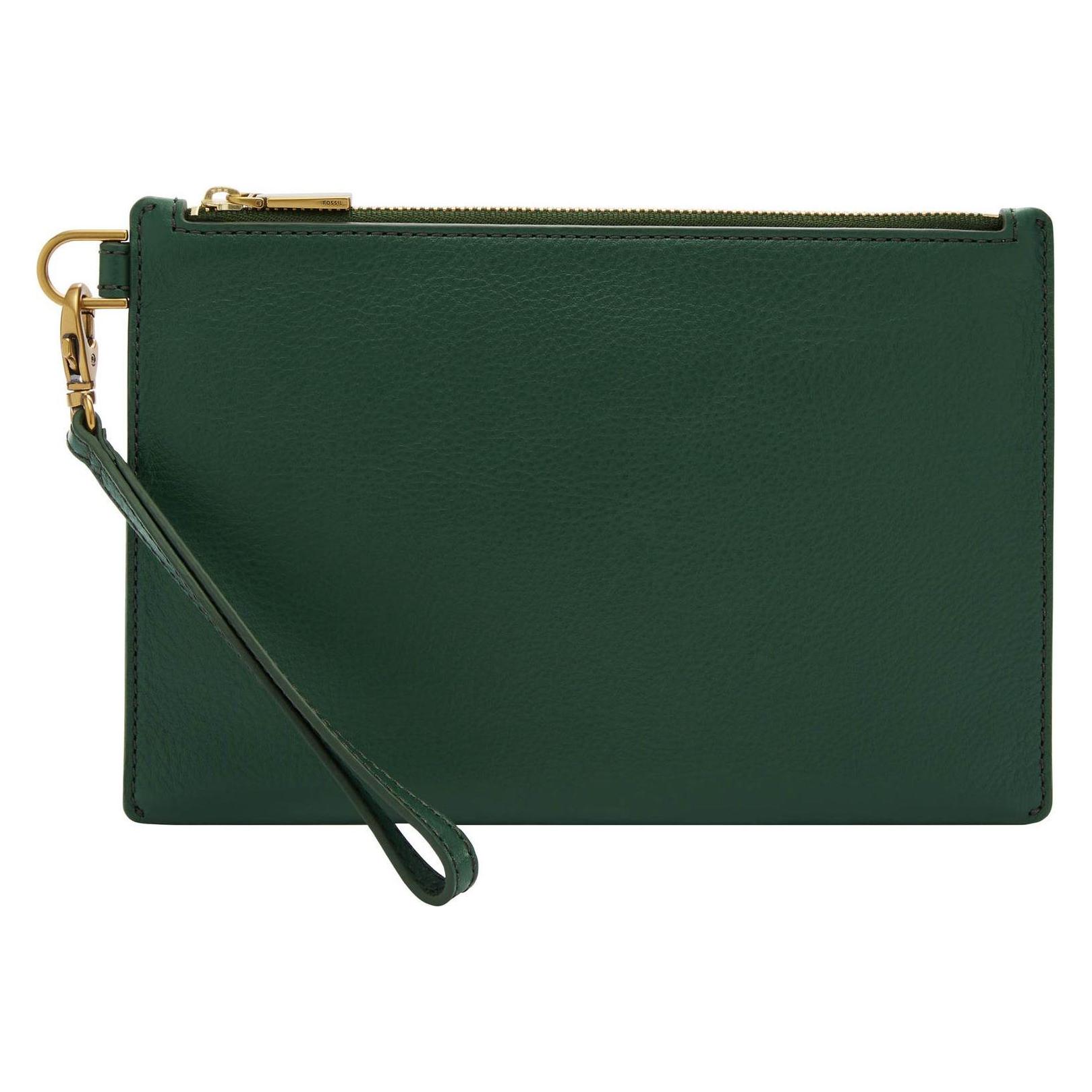 Fossil, Damen, Handtasche, Wristlet, Grün