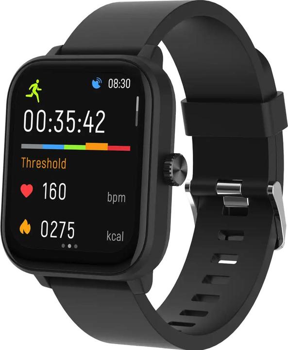 Produktbild Denver SWG-155B BLACK - GPS Smart Watch with Heart Rate Blood oxygen sensor & call function (46 mm)