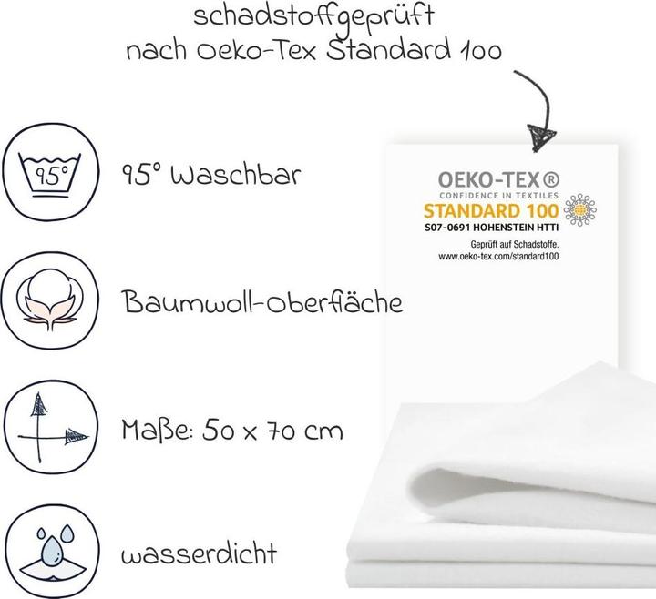 Actual product image Julius Zöllner Fitted sheet (50 x 70 cm)