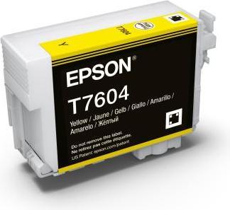 Actual product image Epson T7604, Ultra Chrome HD (Y)