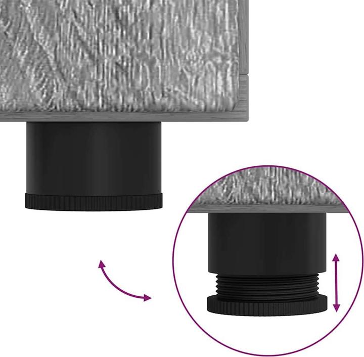 Produktbild vidaXL Holzschrank (30.50 x 30.50 x 73 cm)