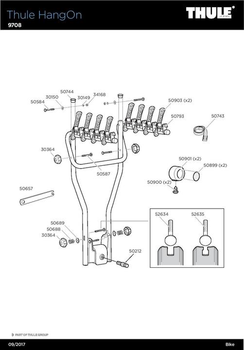 Actual product image Thule HangOn 4