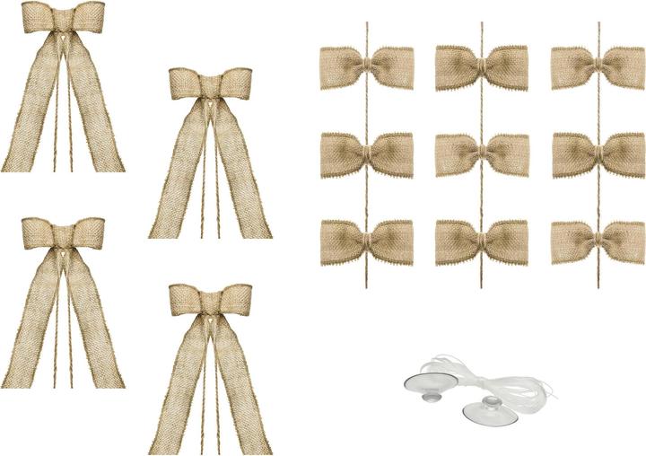 Produktbild Partydeco Partyaccessoire Auto Dekoration Set 3-teilig, Braun (10 Stück)