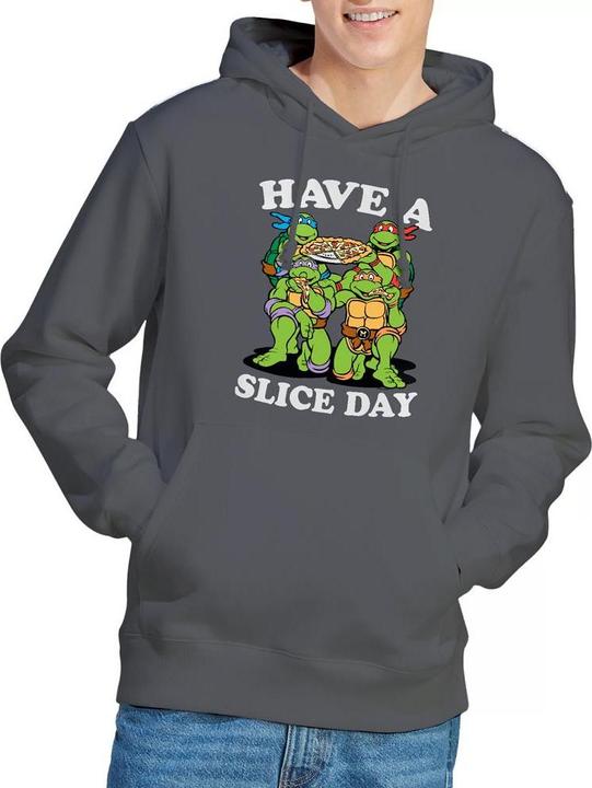 Immagine prodotto Teenage Mutant NT Have A Slice Day Felpa con Cappuccio Uomo (XL)