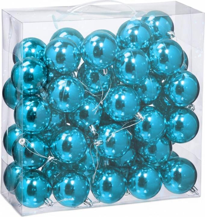 Produktbild Relaxdays Weihnachtskugeln im 50er Set (50x)