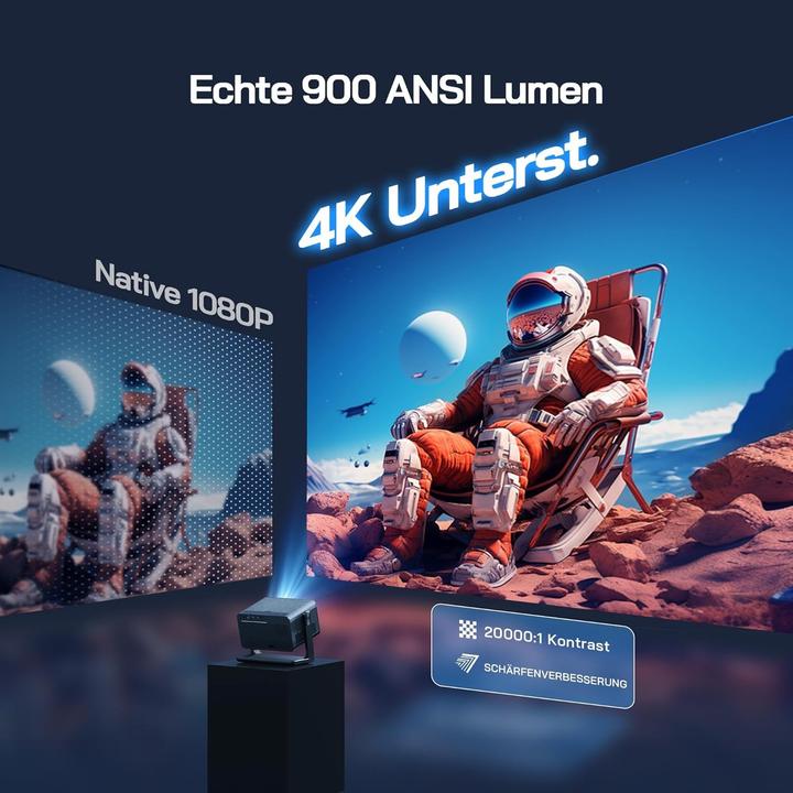 Produktbild Wolfang Proiettore Smart 4K (4K, 900 lm)