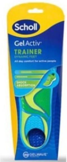 Actual product image Scholl GelActiv Trainer insole L GelWave 1 pair