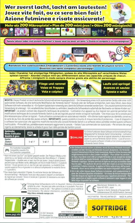 Actual product image Nintendo WarioWare: Get it Together! (Switch, DE, IT, FR)