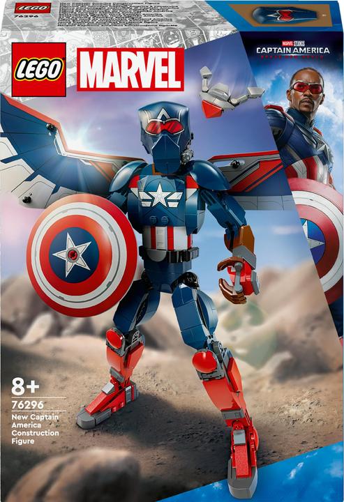 Produktbild LEGO New Captain America Baufigur (76296, LEGO Marvel)