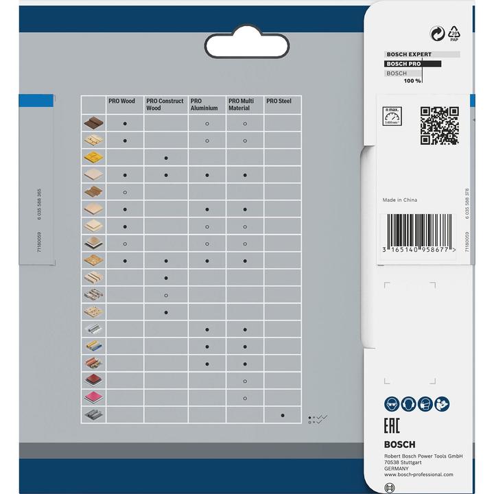 Productafbeelding Bosch Professional Zubehör Cirkelzaagblad Standaard voor staal, 136 x 1,6/1,2 x 15,875, 30 tanden