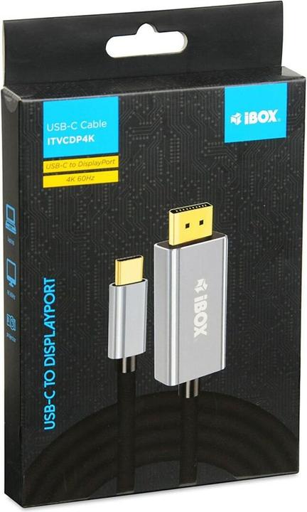 Actual product image iBox Cable USB-C DisplayPort ITVCDP4K (1.80 m)