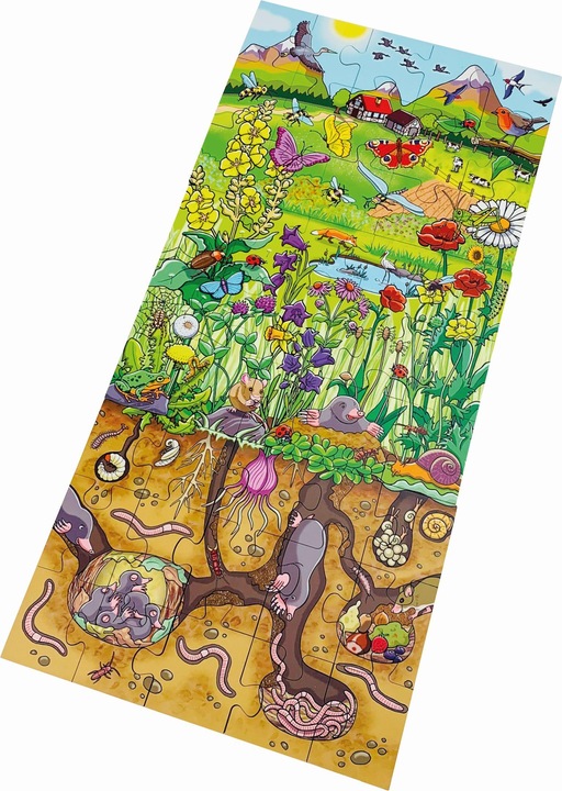 Produktbild Beleduc Boden-Puzzle Entdecke die Blumenwiese