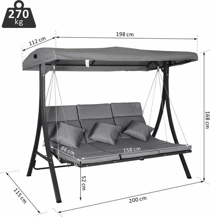 Actual product image Jamb Hollywood Swing