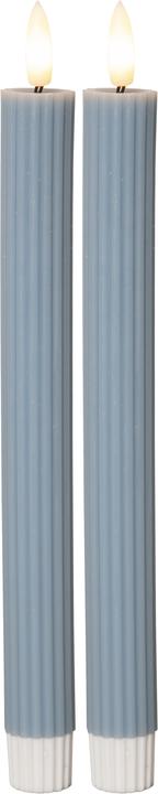 Produktbild Star Trading LED Dinner Kerze 2P Flamme Stripe (2 x)