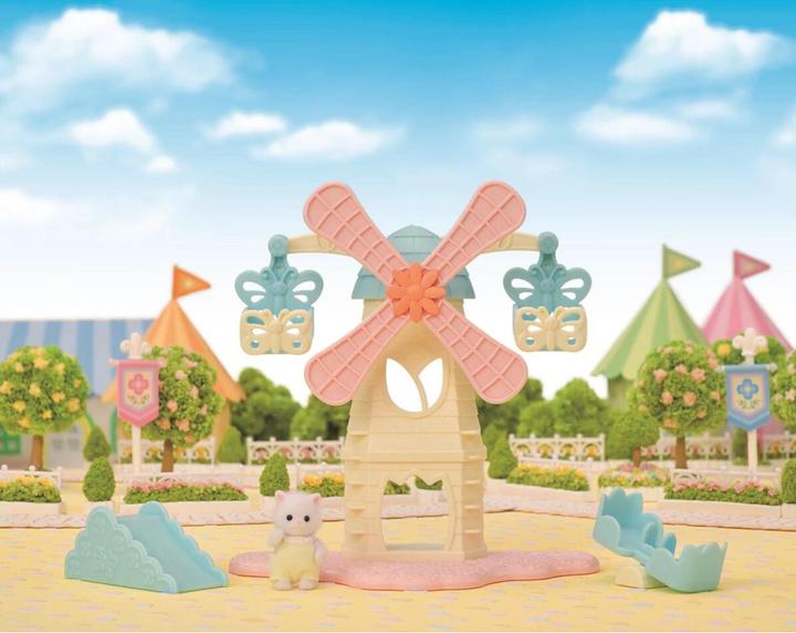 Image du produit Sylvanian Families Parc du moulin à vent pour bébés