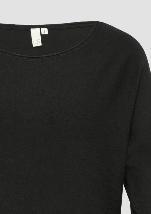 Produktbild S.Oliver Strickpullover Viskosemix-Pullover mit Fledermausärmeln (XS)