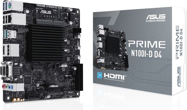 Produktbild ASUS Prime N100I-D D4 (NA (integrated CPU), Mini-ITX)