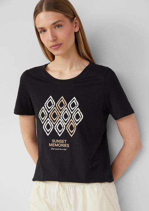 Produktbild S.Oliver T-Shirt Jersey-T-Shirt mit Frontprint (42)