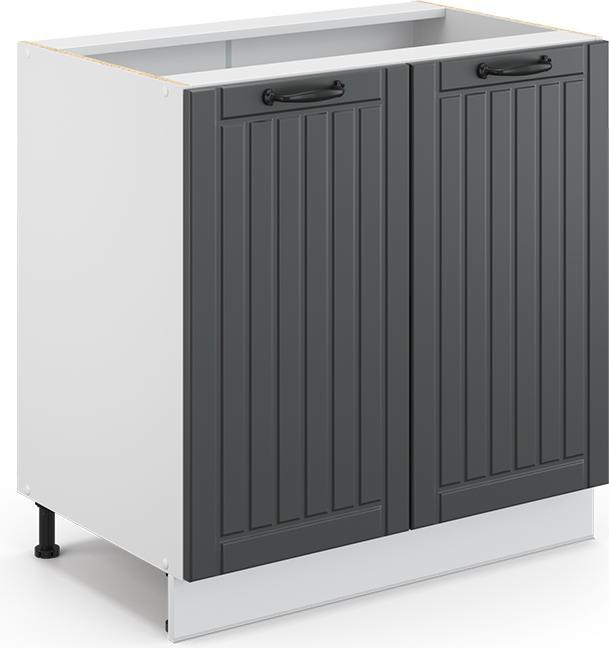 Anthrazit Landhaus, Weiss