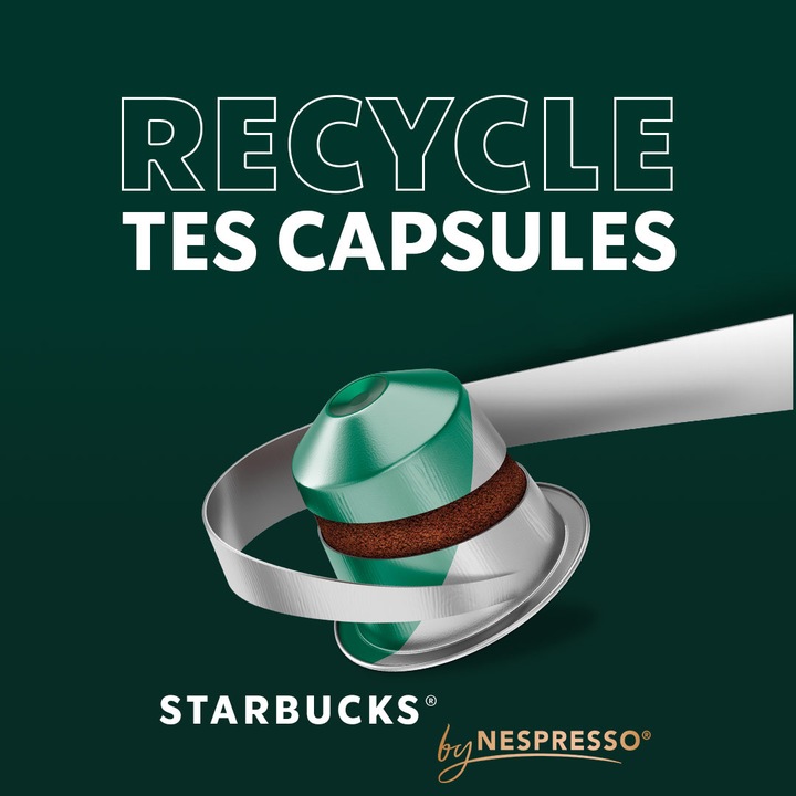 Image du produit Starbucks Decaffeinated Espresso Roast by Nespresso Dark Roasts (10 x Port.)