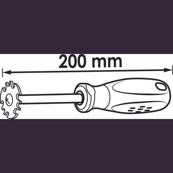 Actual product image Vigor Brake Line Scraper (200 mm)
