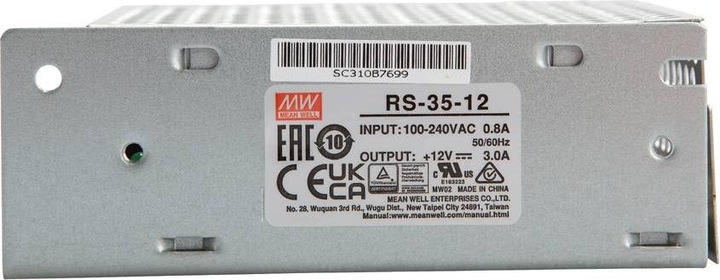 Produktbild MeanWell RS-35-12 Schaltnetzteil (Netzteil)