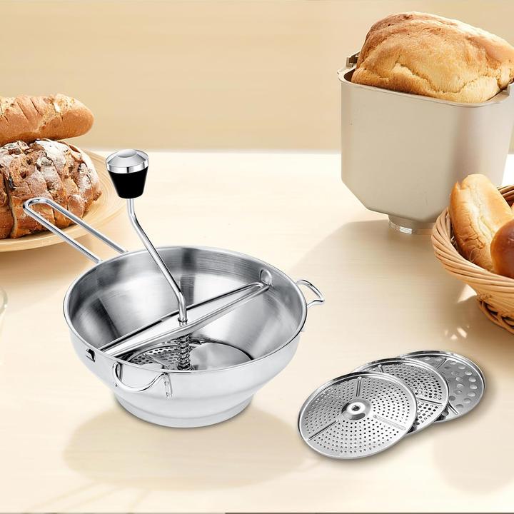Produktbild Vvhippo Passiergerät mit 3 Siebeinsätzen