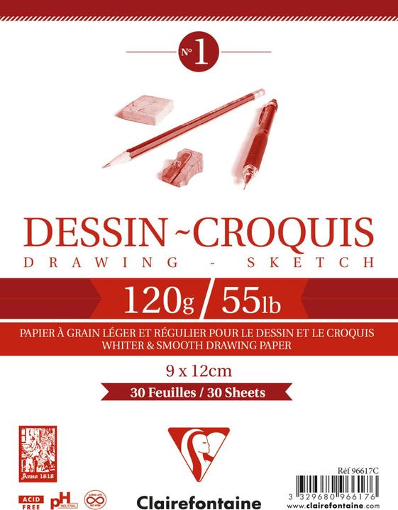 Actual product image Clairefontaine Dry techniques (A4)