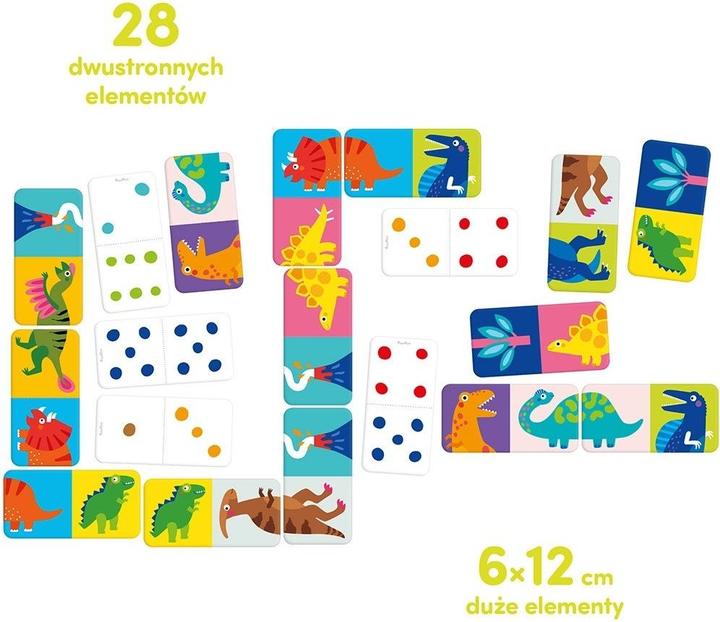 Actual product image Czuczu Domino Dinozaury (English)