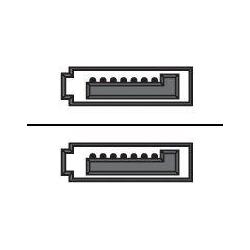 Thumbnail - Sharkoon 2xSataIII SATA-Kabel SATA 7-pin, Interne Kabel (PC)