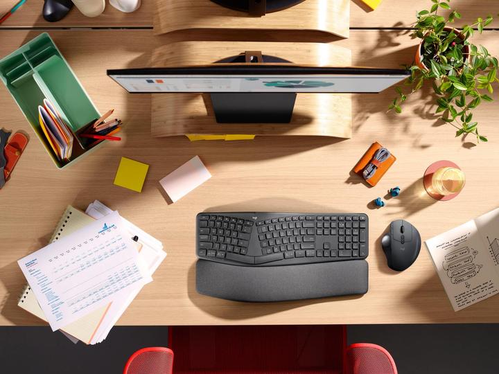 Actual product image Logitech Ergo K860 Split Keyboard for Business (CH, Wireless)