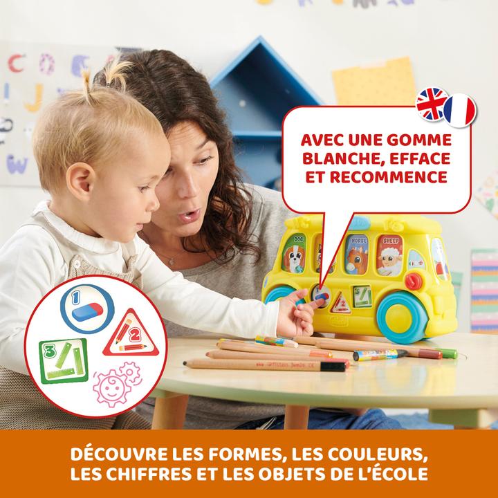 Image du produit Chicco Abc Bus Scolaire Bilingue Fr-En (Français, Anglais)