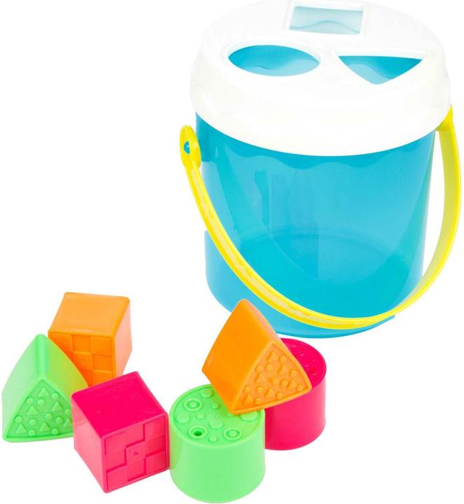 Toi-Toys Baby Sortierbox-Eimer + 6 Blöcke 1j+