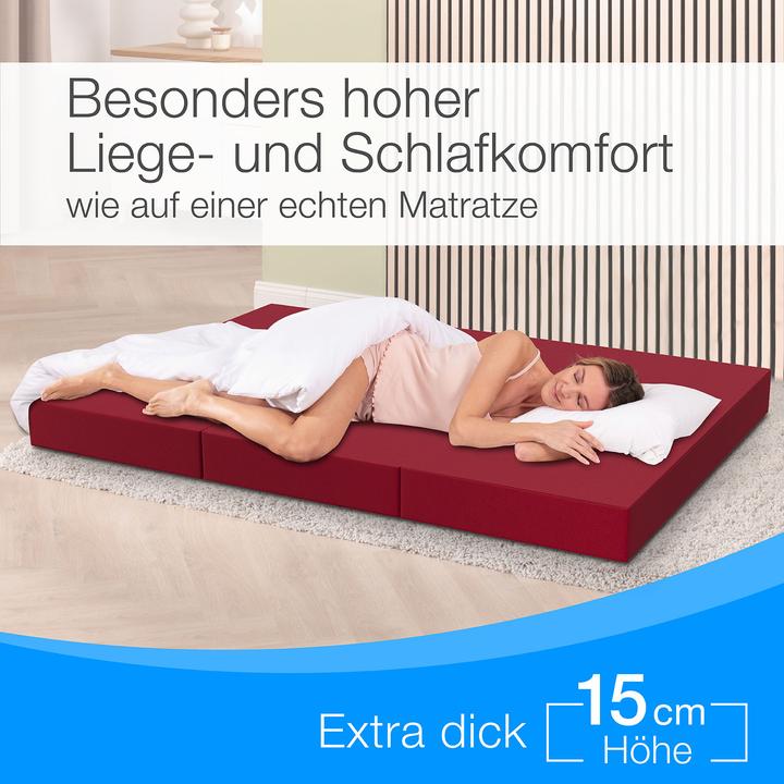 Produktbild Bestschlaf Klappmatratze (160 x 195 cm, Schaumstoffkern)
