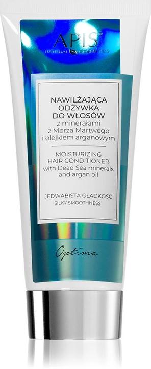 Apis Natural Cosmetics Apis Optima Moisturising Hair Conditioner With Dead Sea Minerals And Argan Oil 200Ml (200 ml)