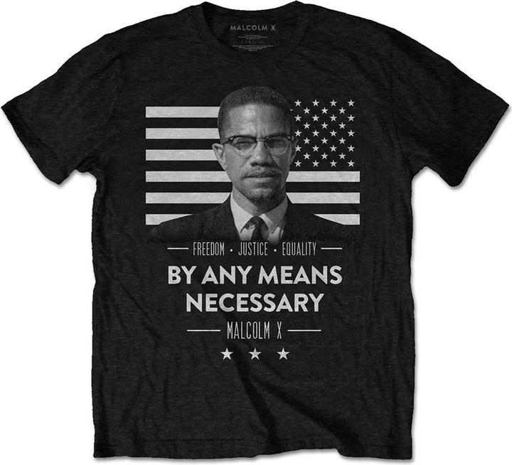 Produktbild Malcolm X By Any Means Necessary TShirt (M)