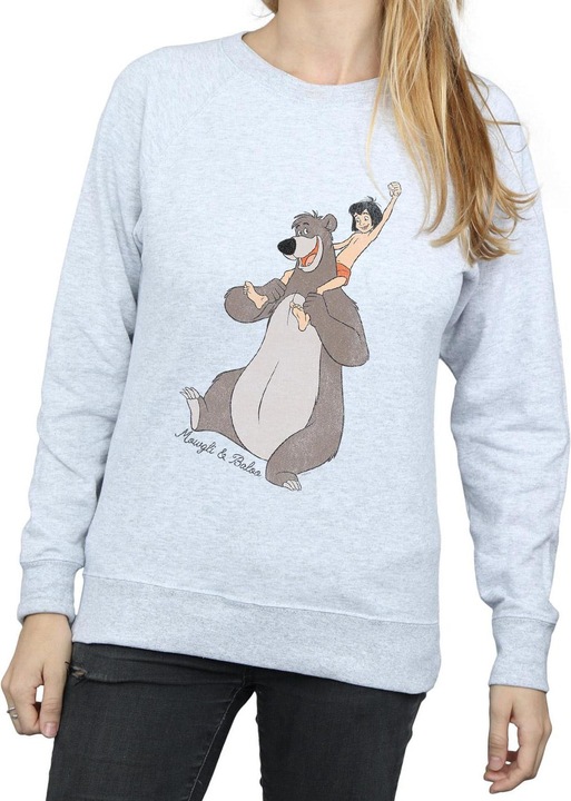 Immagine prodotto Disney Felpa donna/donna Classic Mowgli and Baloo (S)