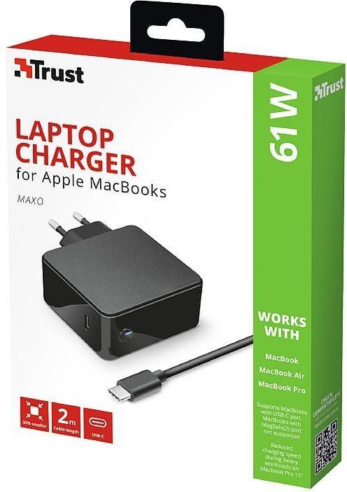 Actual product image Trust MacBook Maxo 61 W USB-C charger (61 W)