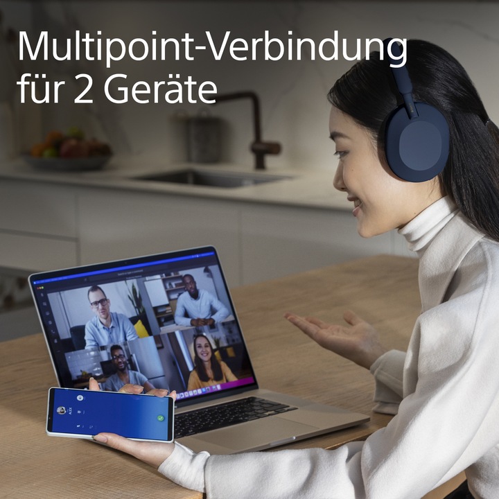 Produktbild Sony WH-1000XM5 (NC, 30 h, Kabellos, Kabelgebunden)