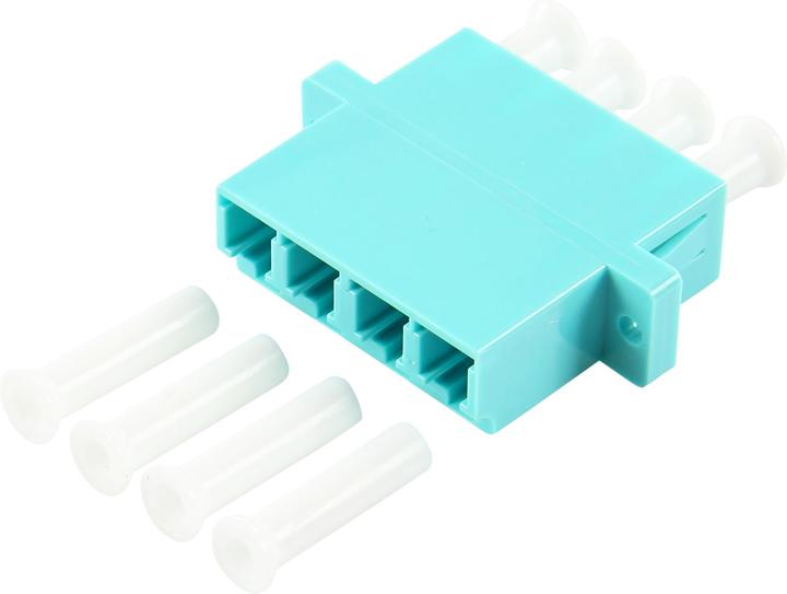 EFB Elektronik Raccord plastique LC 4 voies MM turquoise/aqua, manchon céramique