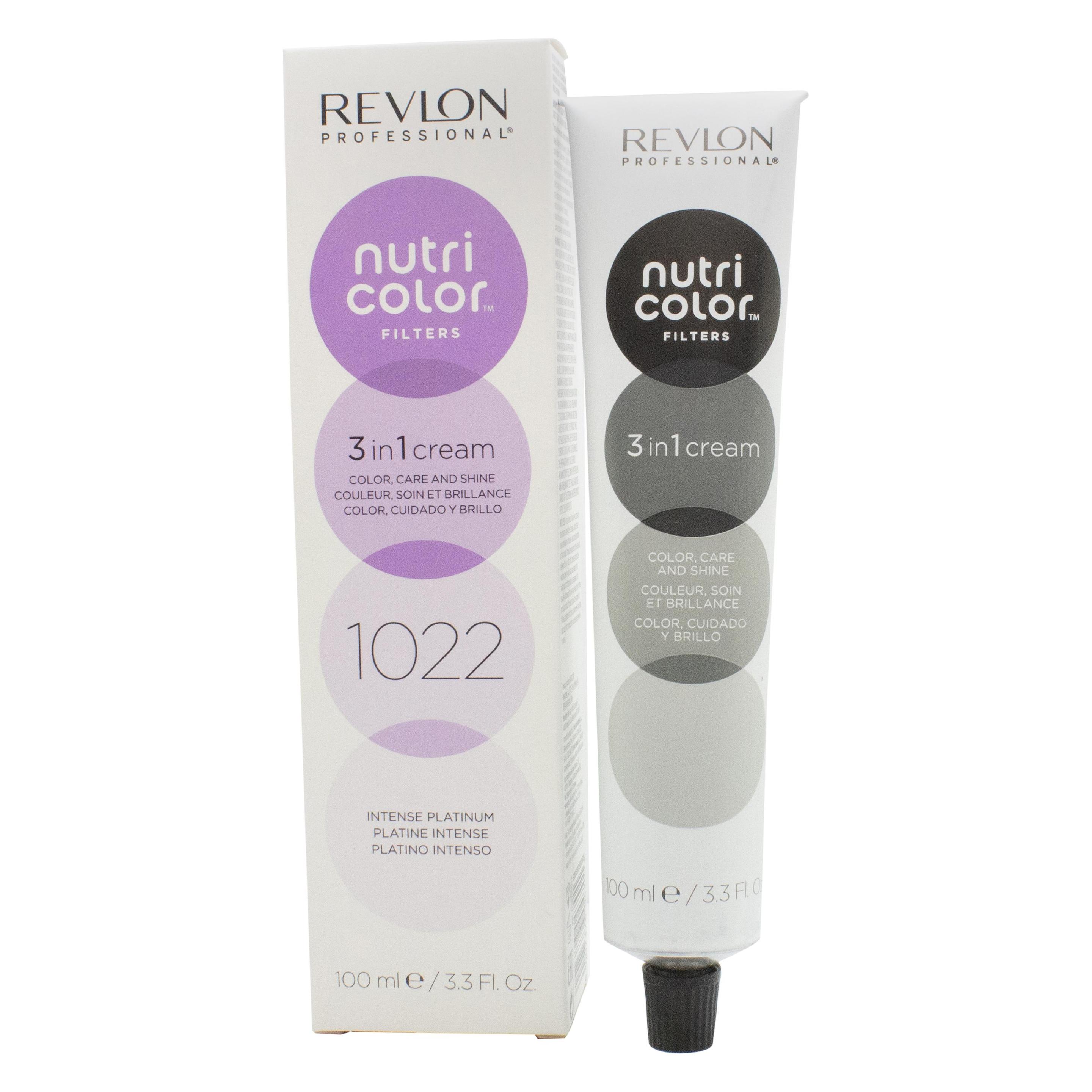 Revlon Professional, Haarkleur, Nutri Color Cream - Intense Platinum 1022 (Intensief Platina 1022)