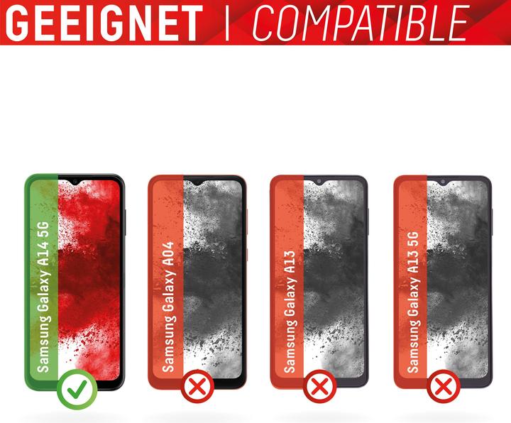 Produktbild Displex Real Glass, 2D Panzerglas (1 Stück, Samsung Galaxy A14 5G)