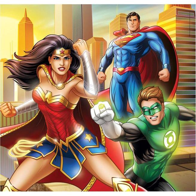 Thumbnail - Clementoni Puzzle Super Color Square DC Comics Justice (48 Teile)
