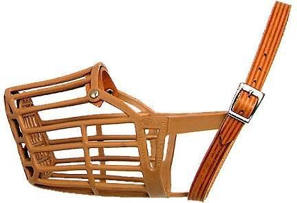 Produktbild Colly Plastik-Maulkorb, beige, Bobtail, Briard (Katze, Huhn, Nager, Vogel, Reptilien, Fisch, Hund)