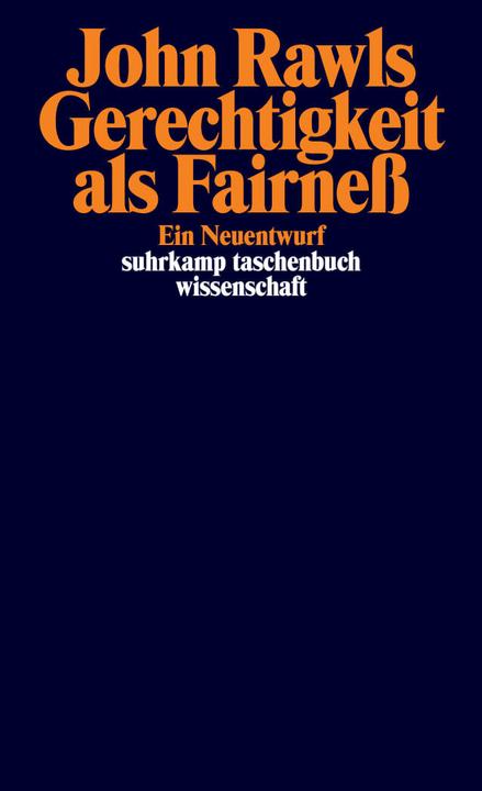 Produktbild Gerechtigkeit als Fairness (Deutsch, John Rawls, 2006)
