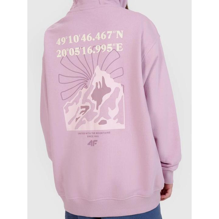 Produktbild 4F Mädchen-Sweatshirt mit Reissverschluss und Kapuze (122)