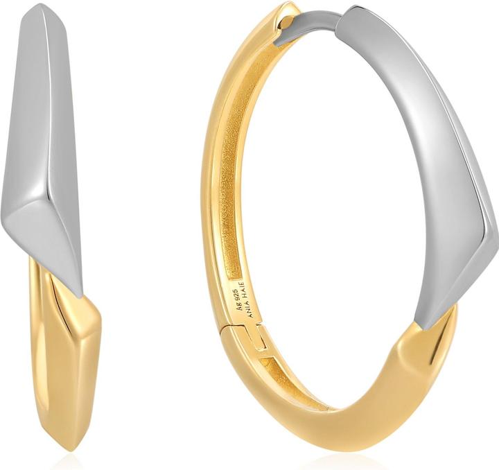 Productafbeelding Ania Haie Stoere liefde hoepel oorbellen (Sterling zilver 925)