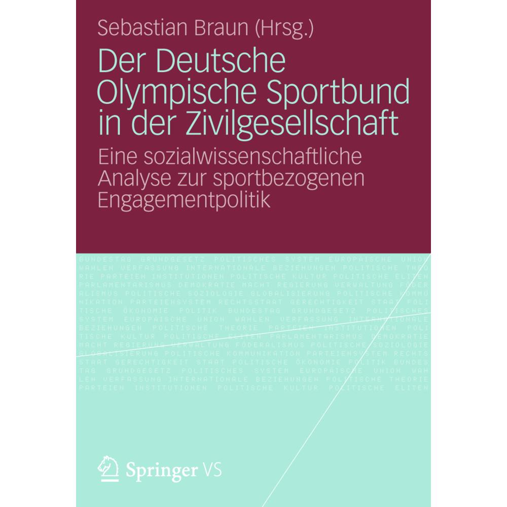 Der Deutsche Olympische Sportbund in der Zivilgesellschaft, Fachbücher von Sebastian Braun