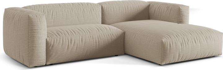 Image du produit Micadoni Canapé D'Angle Droit Modulaire, "Martina", 2 Places, 283x176x75 Fabriqué en Europe (Canapé modulaire, Canapé d'angle)
